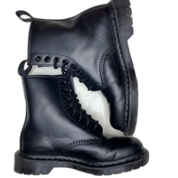 Martens Boots 1460 Mono Leather Combat Black Size M L